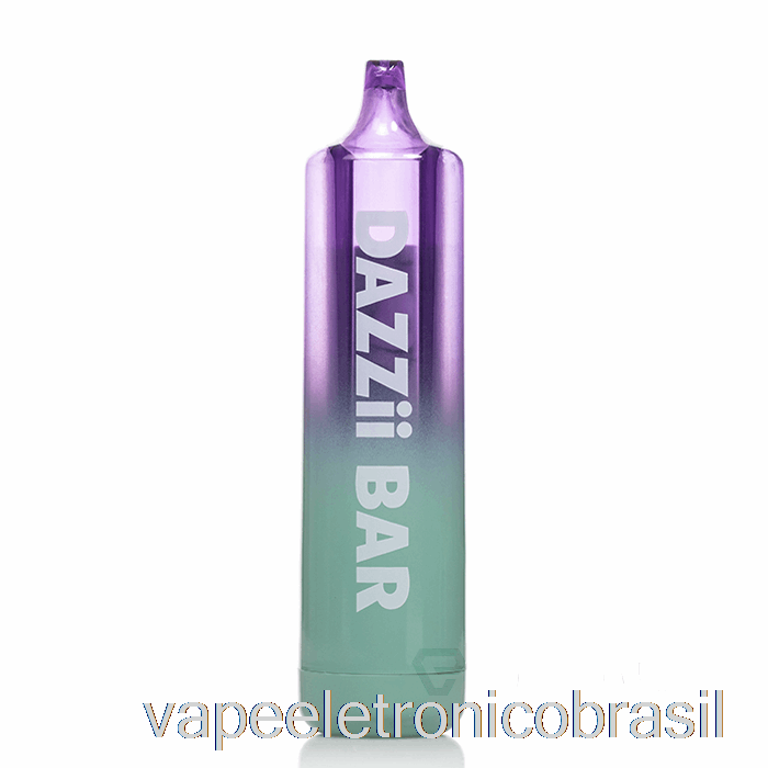 Vape Eletrônico Dazzleaf Dazzii Bar 510 Bateria Roxa/verde